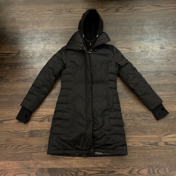 Black Rainforest Winter Parka w/ Removable Hood - Picture 2 of 8